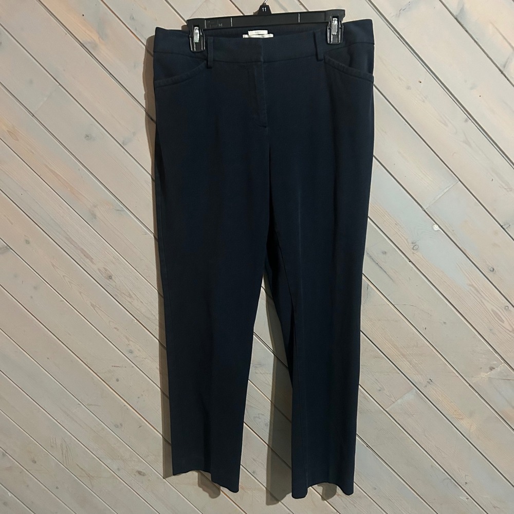 Talbots Curvy Fit Women's‎ Navy Blue Career Dress Pants Size 10